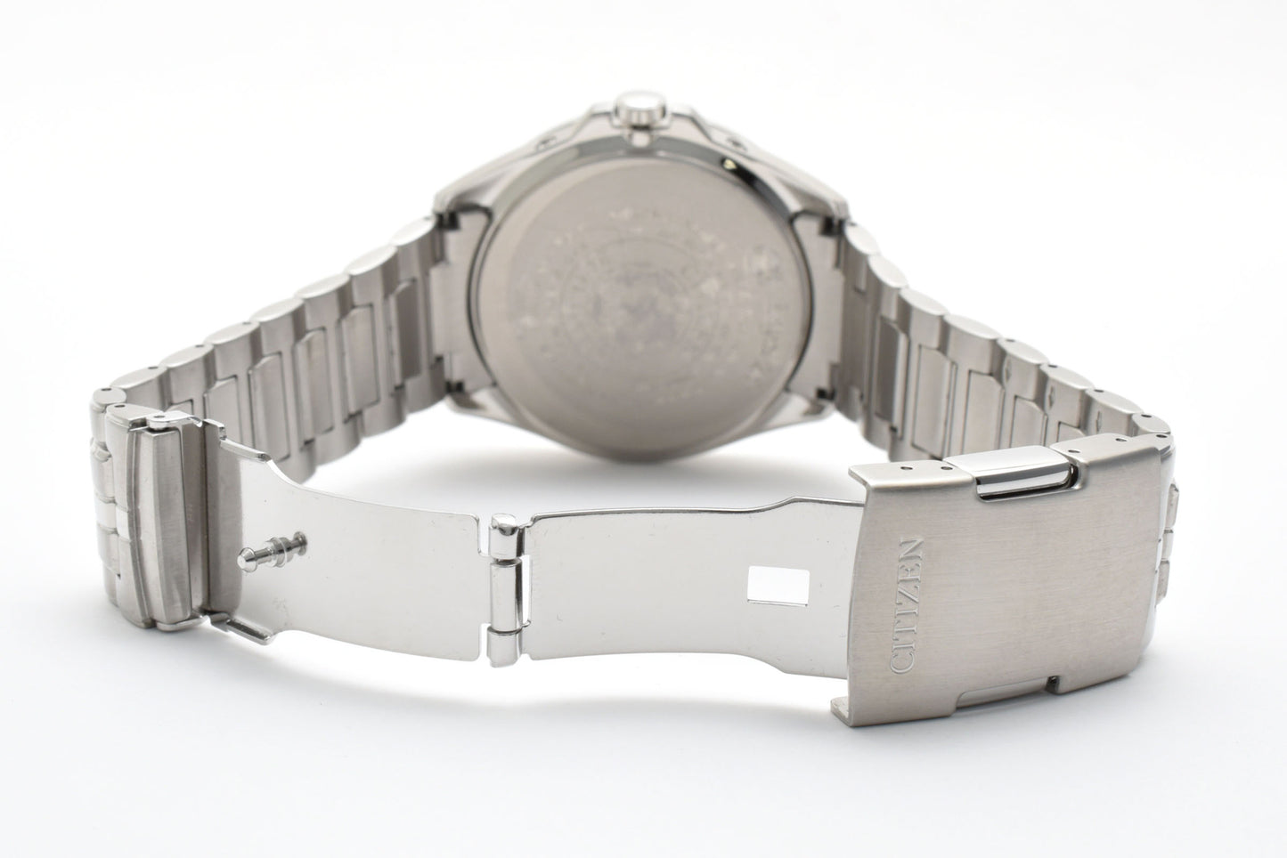 シチズン CITIZEN エコ・ドライブ H145-S07345 電波ソーラー 腕時計 ブラック文字盤 ワールドタイム ステンレス メンズ