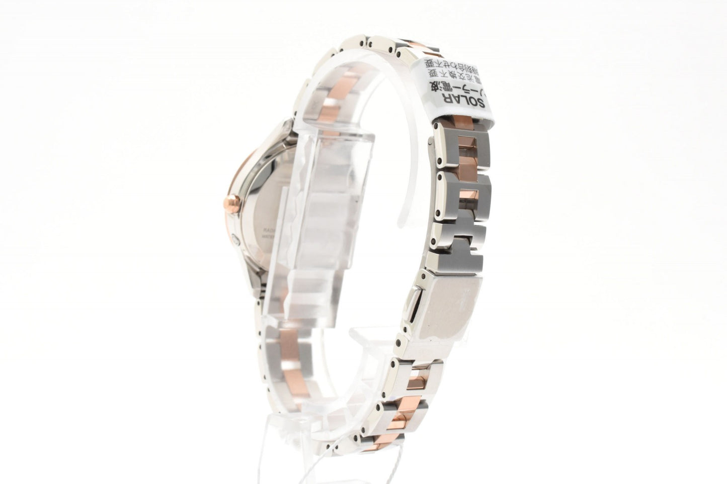 SEIKO セイコー ルキア 1B35-0AY0 電波ソーラー レディース 腕時計 ホワイト文字盤 ローマンインデックス コンビカラー 箱付
