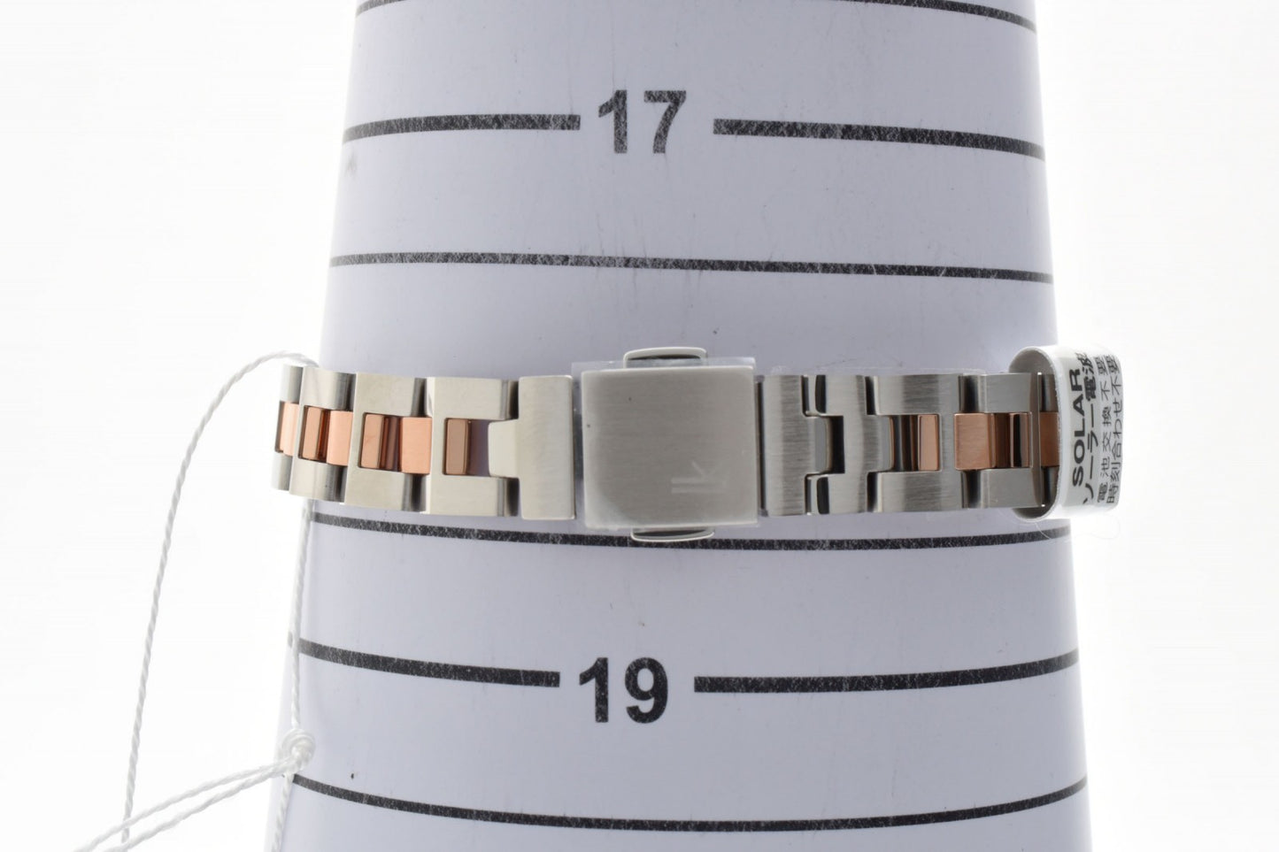 SEIKO セイコー ルキア 1B35-0AY0 電波ソーラー レディース 腕時計 ホワイト文字盤 ローマンインデックス コンビカラー 箱付