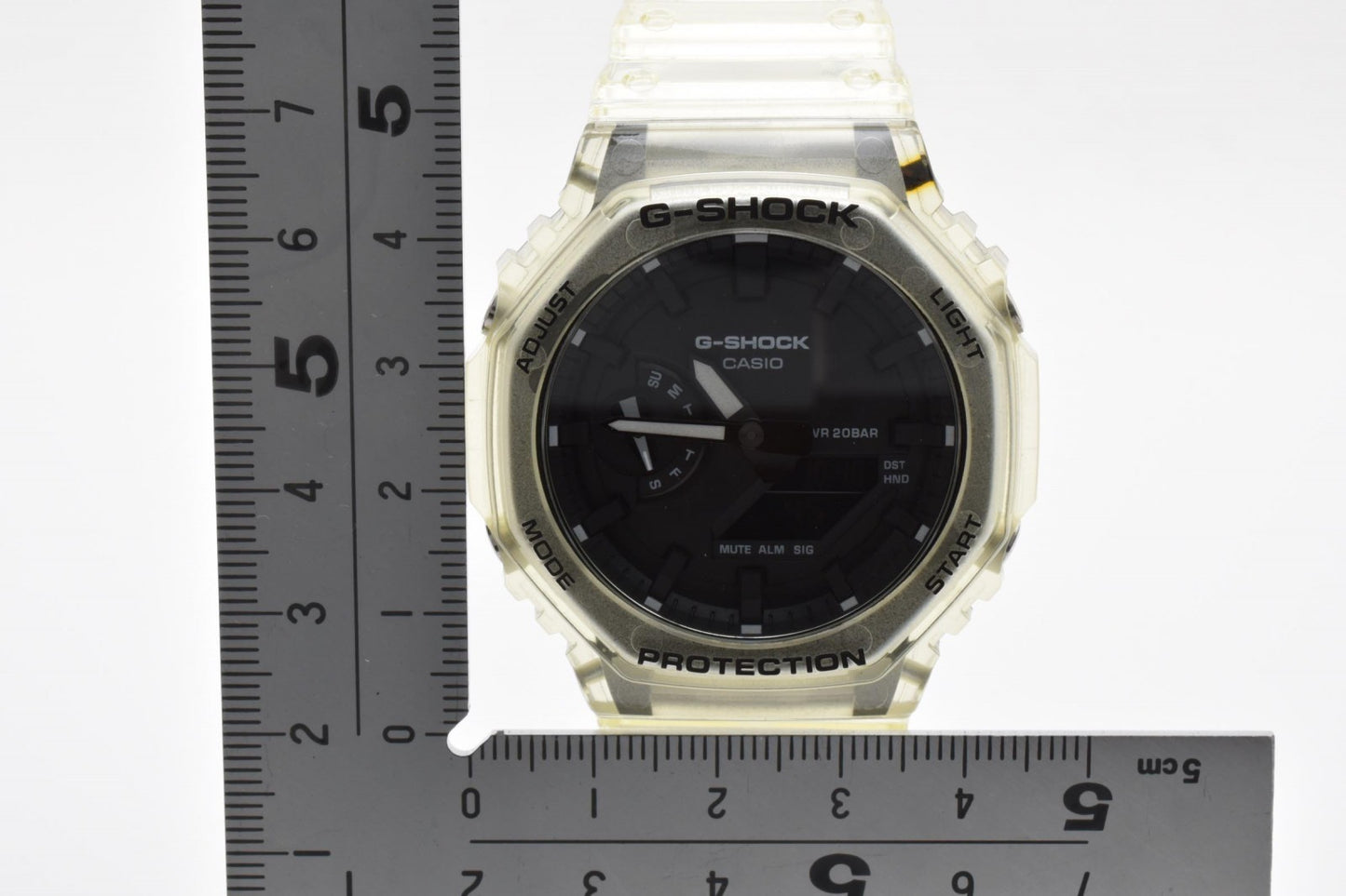 CASIO カシオ G-SHOCK GA-2100SKE クオーツ メンズ 腕時計 オクタゴン ブラック文字盤 スケルトン 樹脂ケース 箱付