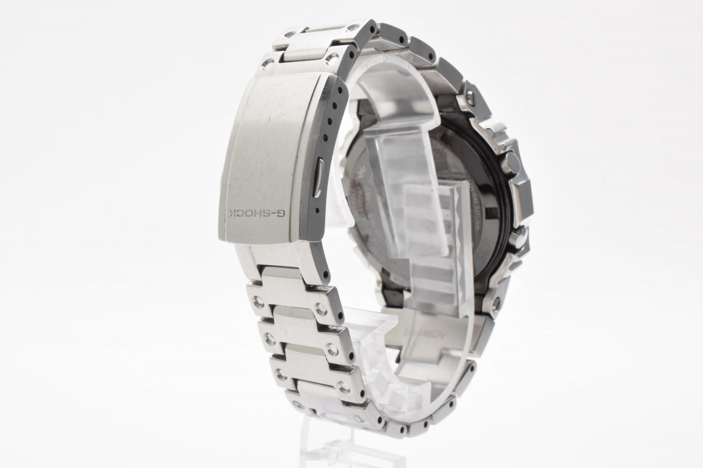 CASIO カシオ G-SHOCK GMW-B5000 フルメタル 電波ソーラー デジタル メンズ 腕時計 スクエア ステンレススチール 箱付 説明書付