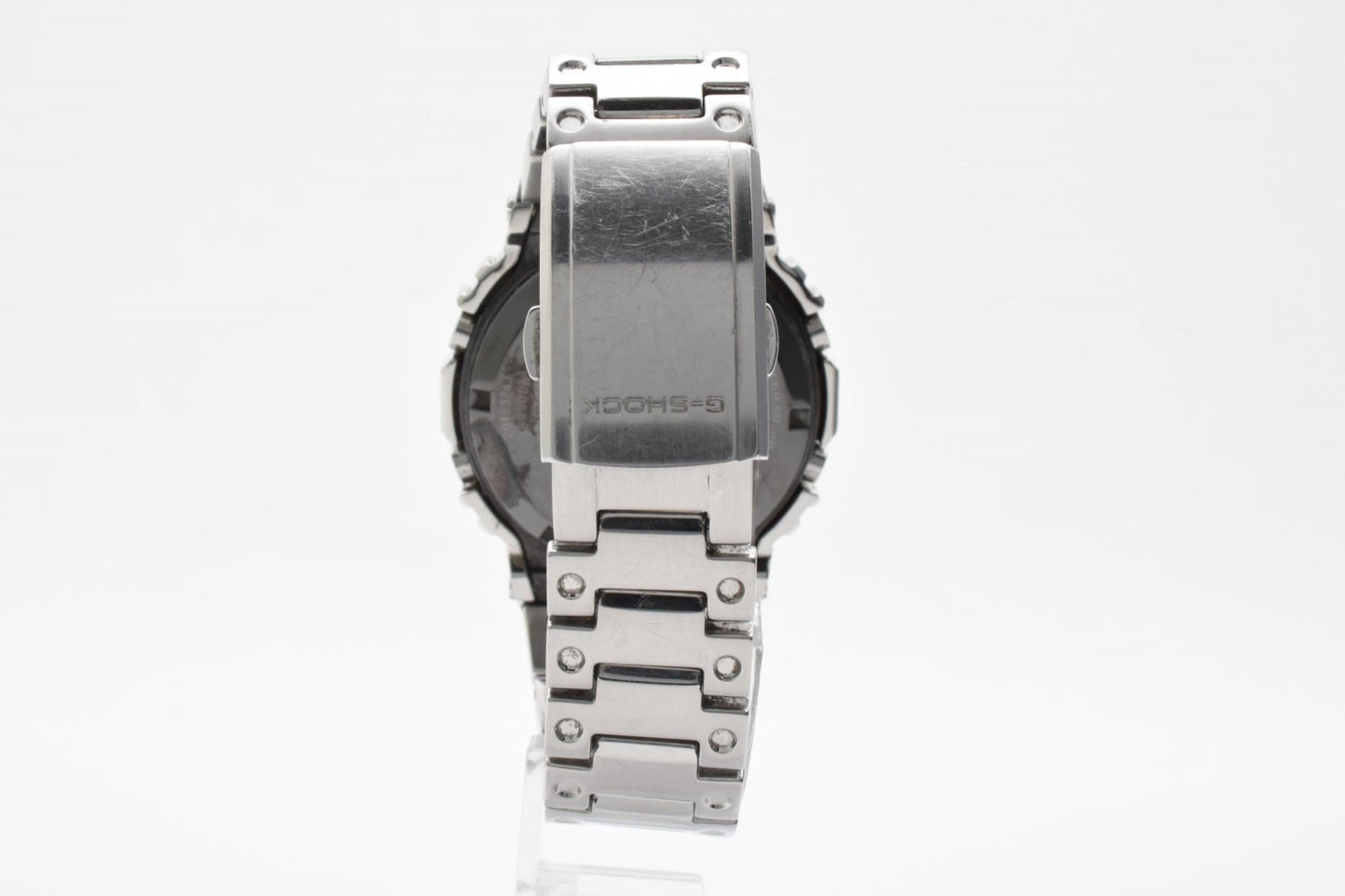CASIO カシオ G-SHOCK GMW-B5000 フルメタル 電波ソーラー デジタル メンズ 腕時計 スクエア ステンレススチール 箱付 説明書付