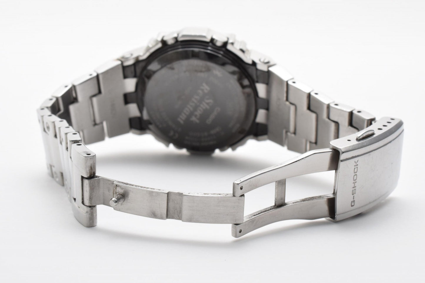 CASIO カシオ G-SHOCK GMW-B5000 フルメタル 電波ソーラー デジタル メンズ 腕時計 スクエア ステンレススチール 箱付 説明書付