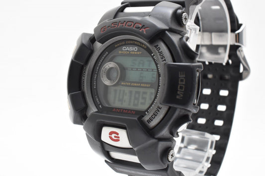 CASIO カシオ G-SHOCK GW-100 電波ソーラー デジタル メンズ 腕時計 ブラック液晶 ステンレス 樹脂ベルト ビッグケース