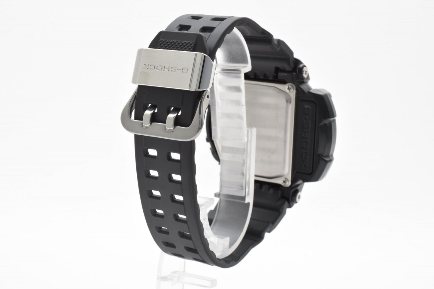 CASIO カシオ G-SHOCK GW-100 電波ソーラー デジタル メンズ 腕時計 ブラック液晶 ステンレス 樹脂ベルト ビッグケース