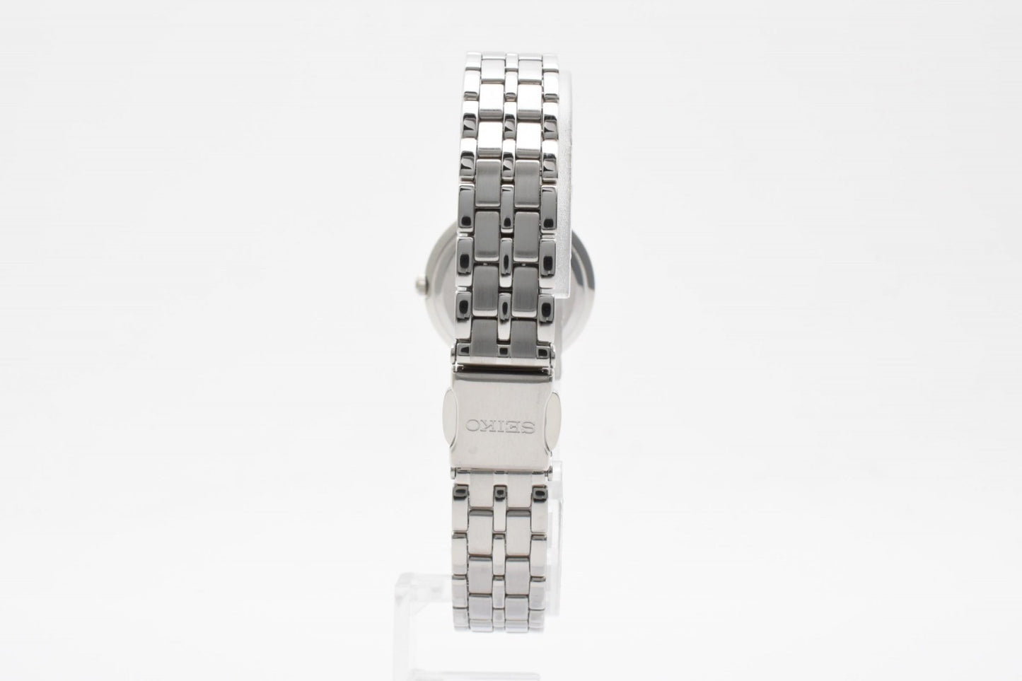 SEIKO セイコー 1N01-0AP0 クオーツ レディース 腕時計 ホワイト文字盤 ステンレススチール ドレスウォッチ 1990年代