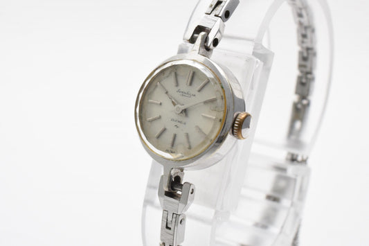 SEIKO セイコー 1040-0020 手巻き レディース 腕時計 シルバー文字盤 ステンレススチール ドレスウォッチ ヴィンテージ 1980年代