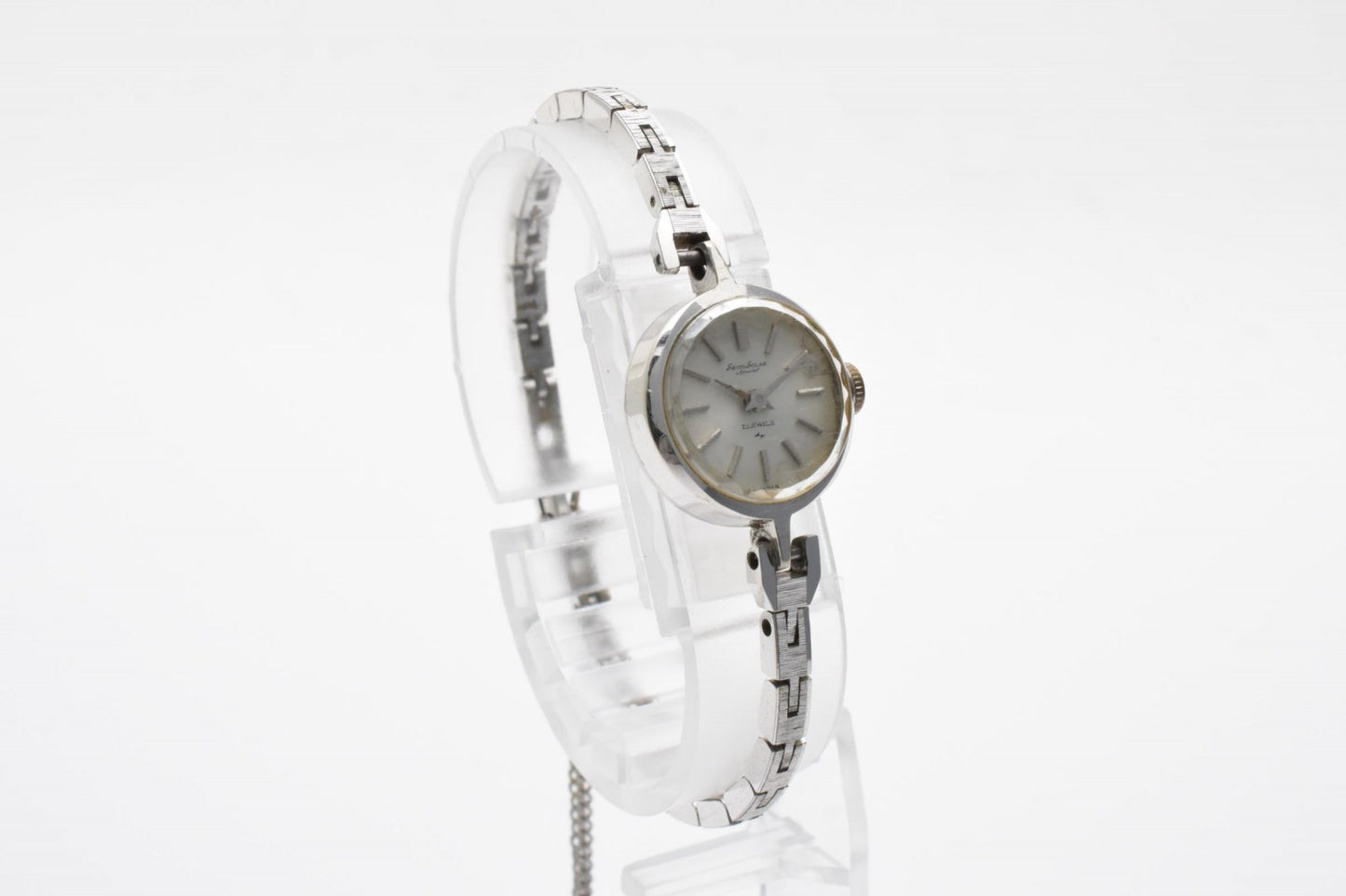 SEIKO セイコー 1040-0020 手巻き レディース 腕時計 シルバー文字盤 ステンレススチール ドレスウォッチ ヴィンテージ 1980年代