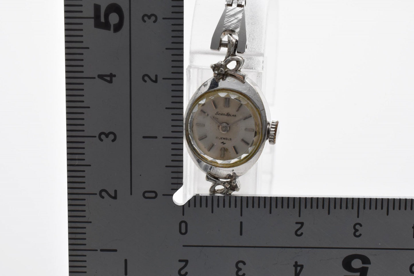 SEIKO セイコー 10-0660 クオーツ レディース 腕時計 ホワイト文字盤 ステンレススチール ドレスウォッチ ヴィンテージ 1980年代
