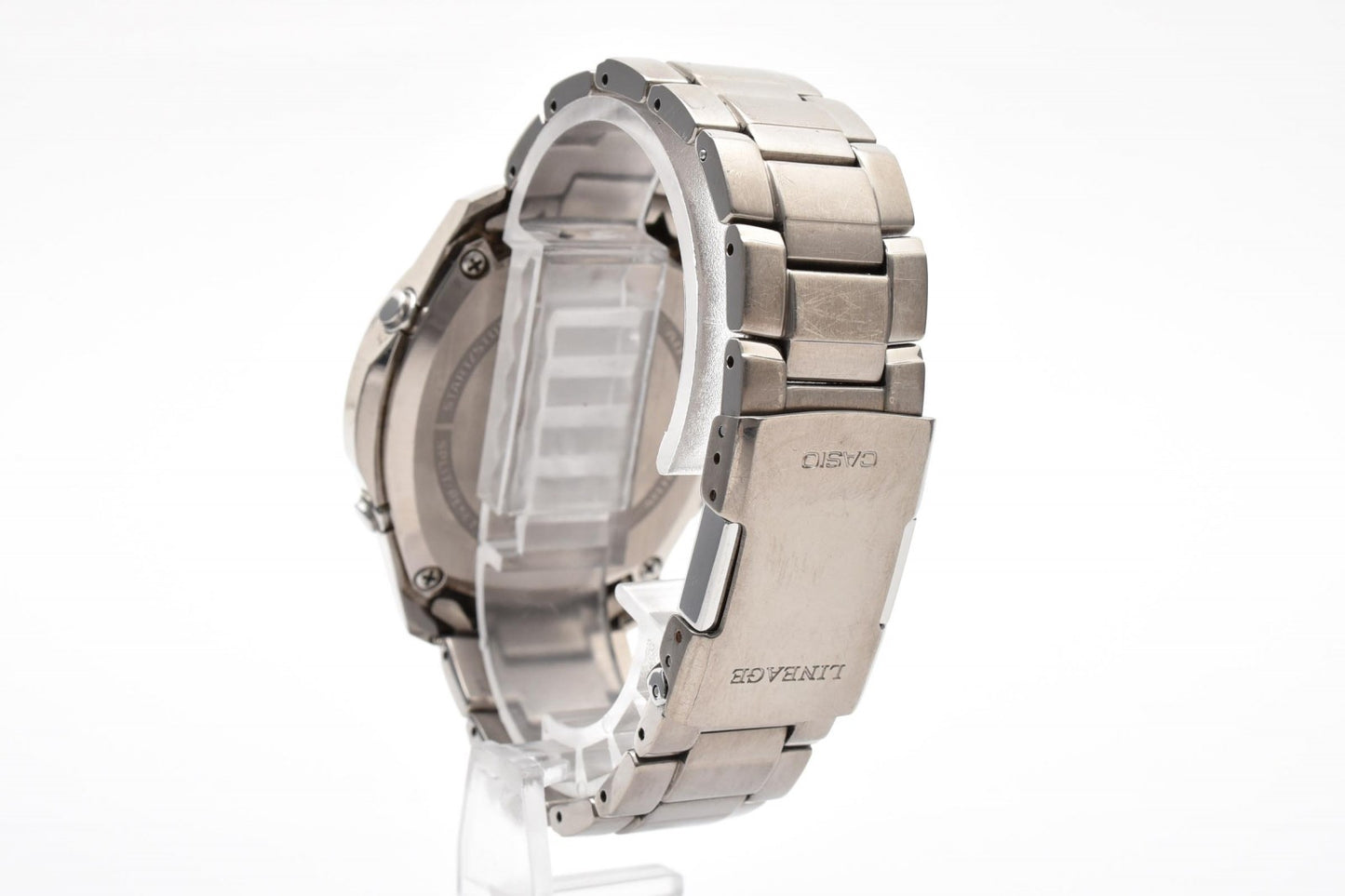 CASIO カシオ LINEAGE リニエージ LIW-M610TDS 電波ソーラー チタン メンズ 腕時計 ブラック文字盤 多機能 アナログ