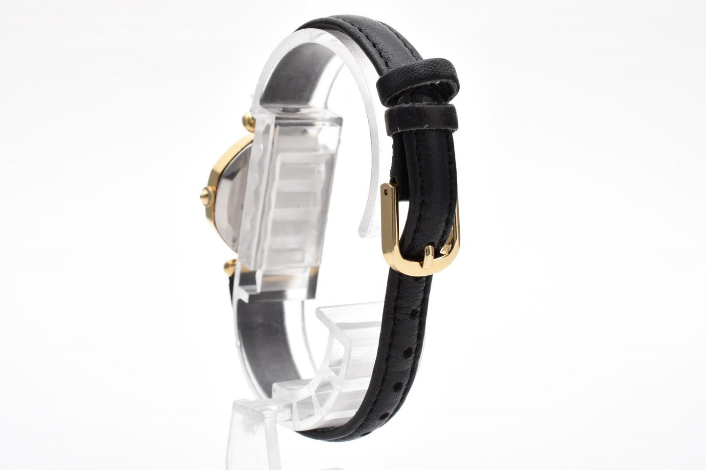SEIKO セイコー ソシエ 1400-5260 クオーツ レディース 腕時計 ブラック文字盤 ゴールドカラー レザーベルト ドレスウォッチ 1980年代