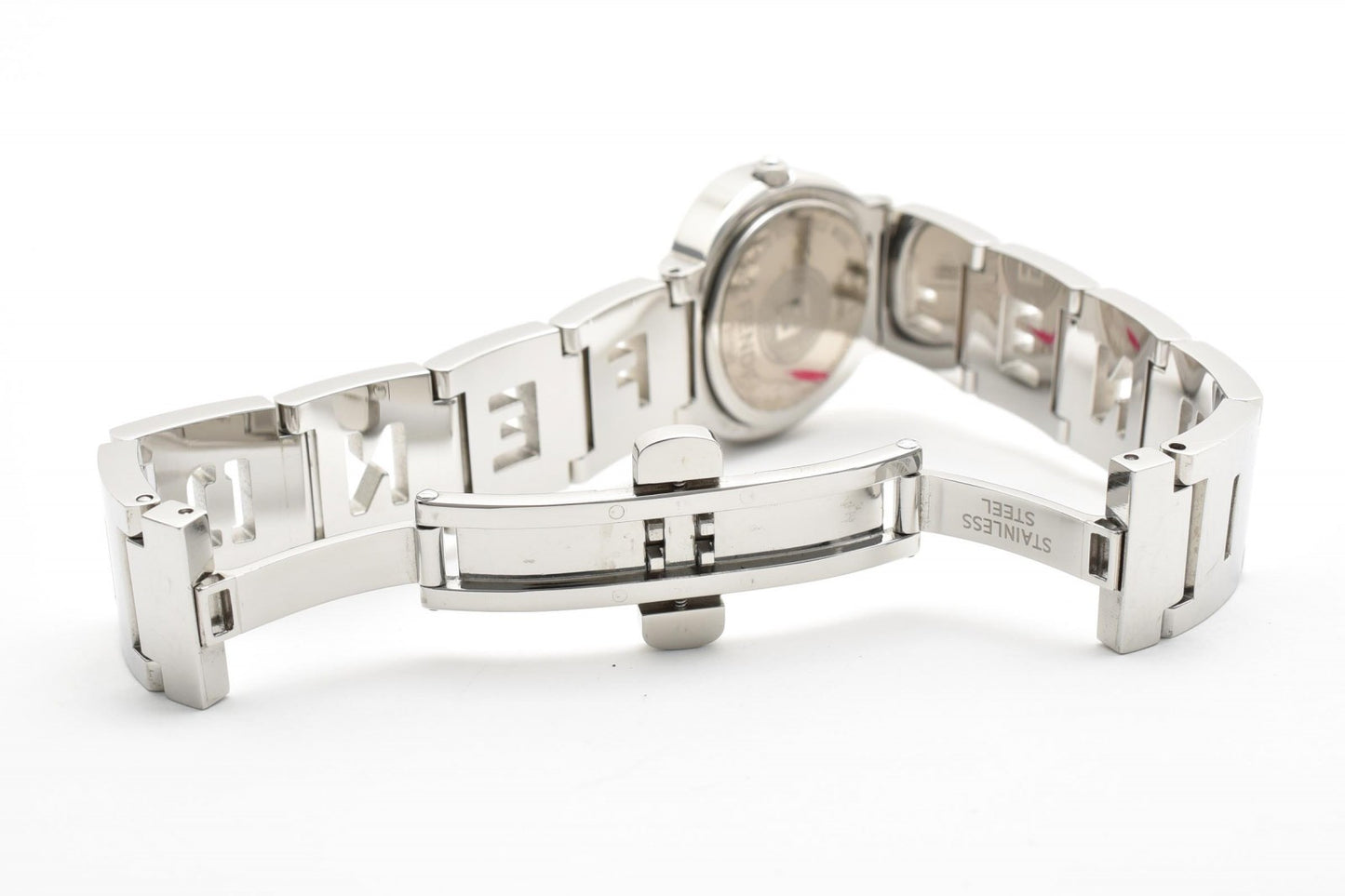 FENDI フェンディ オロロジ 3050L クオーツ レディース 腕時計 ブラック文字盤 FFロゴブレスレット ステンレススチール ドレスウォッチ