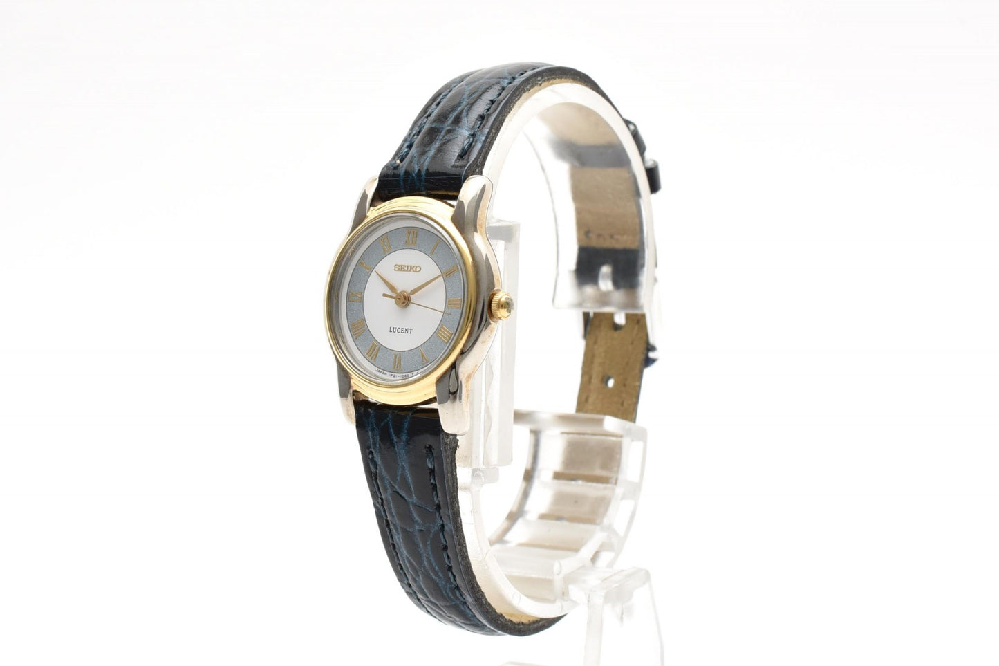 SEIKO セイコー ルーセント 1F21-0J80 クオーツ レディース 腕時計 ホワイト文字盤 ローマンインデックス コンビカラー レザーベルト ドレスウォッチ