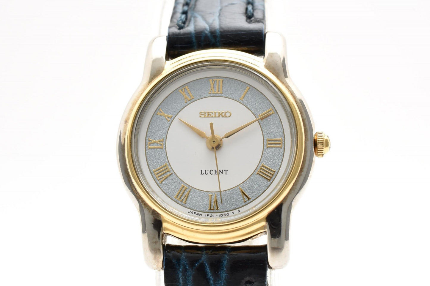 SEIKO セイコー ルーセント 1F21-0J80 クオーツ レディース 腕時計 ホワイト文字盤 ローマンインデックス コンビカラー レザーベルト ドレスウォッチ