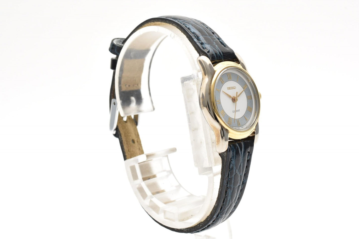 SEIKO セイコー ルーセント 1F21-0J80 クオーツ レディース 腕時計 ホワイト文字盤 ローマンインデックス コンビカラー レザーベルト ドレスウォッチ