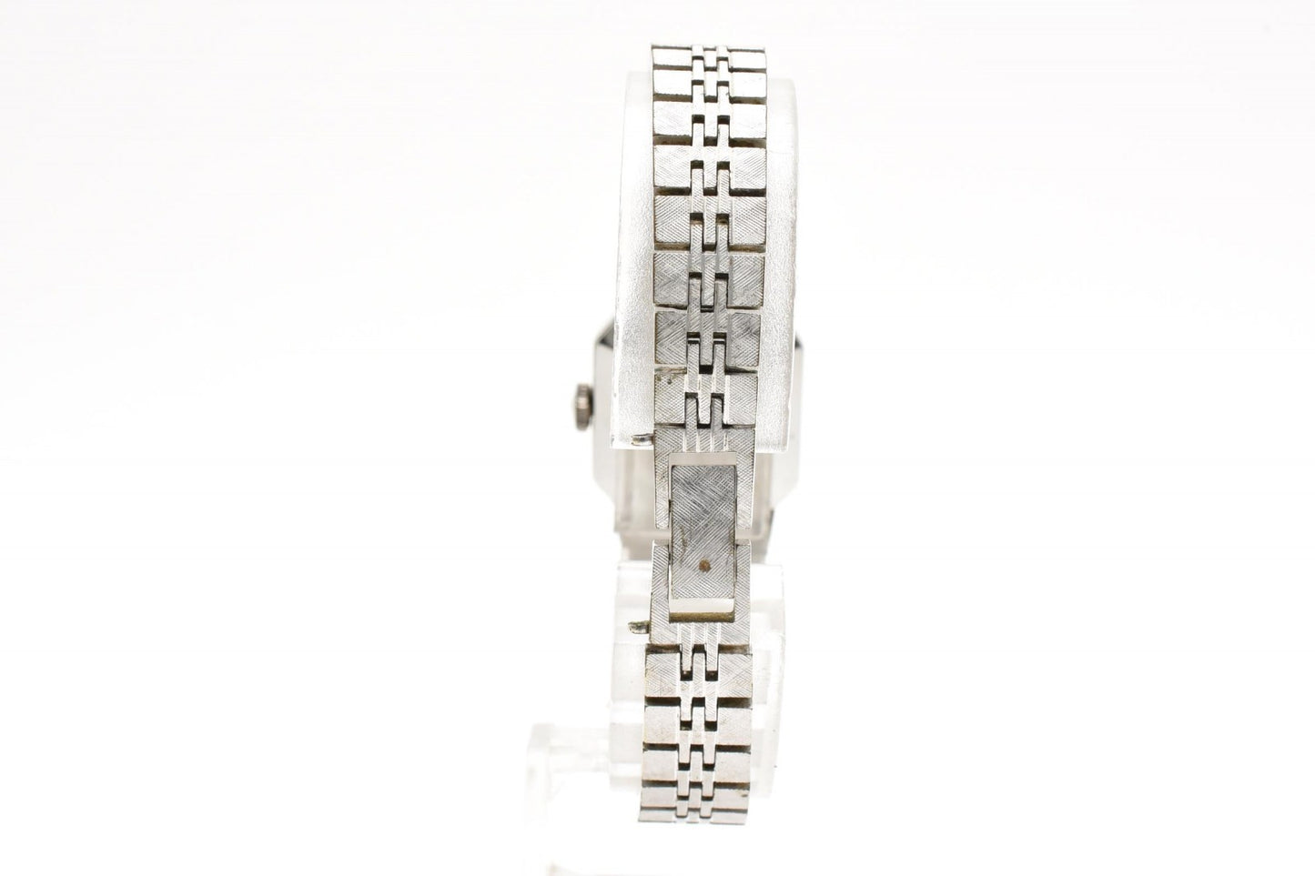 SEIKO セイコー 17-3330 手巻き レディース 腕時計 グリーン文字盤 スクエアケース WGP ステンレスブレス ドレスウォッチ 1970年代