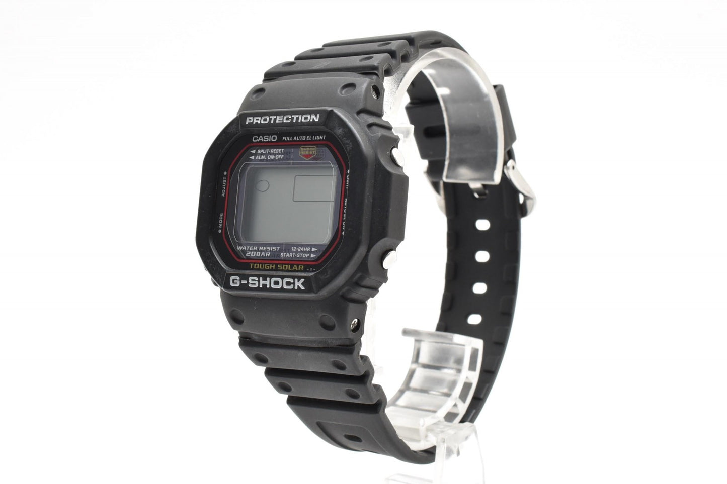 CASIO カシオ G-SHOCK G-5600 タフソーラー デジタル メンズ 腕時計 スクエアケース ブラック液晶 樹脂ベルト