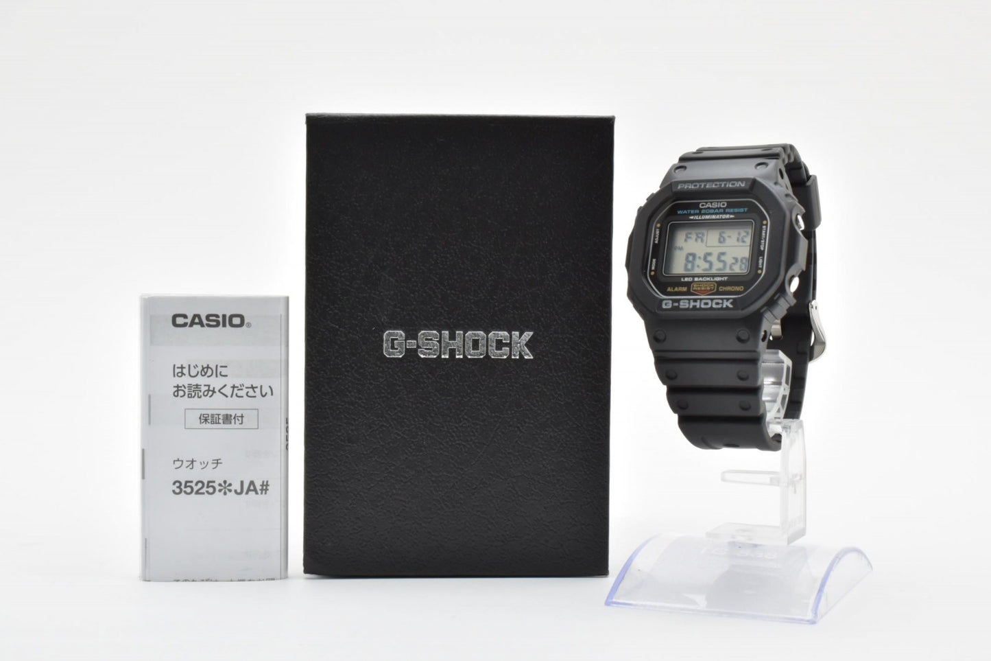 CASIO カシオ G-SHOCK DW-5600UE デジタル クオーツ メンズ 腕時計 スクエア ブラック液晶 樹脂ベルト 箱付