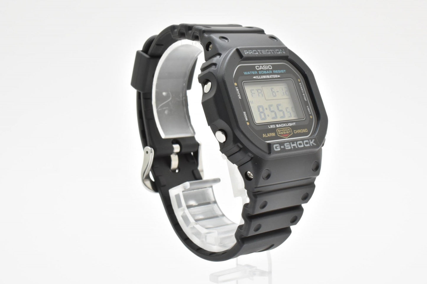 CASIO カシオ G-SHOCK DW-5600UE デジタル クオーツ メンズ 腕時計 スクエア ブラック液晶 樹脂ベルト 箱付