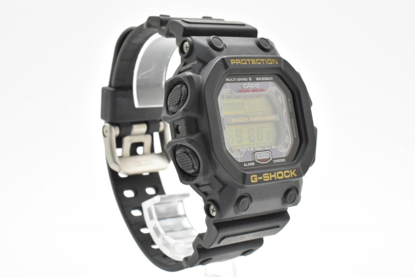 CASIO カシオ G-SHOCK GXW-56 電波ソーラー デジタル メンズ 腕時計 キングG スクエア ブラック液晶 樹脂ベルト 箱付