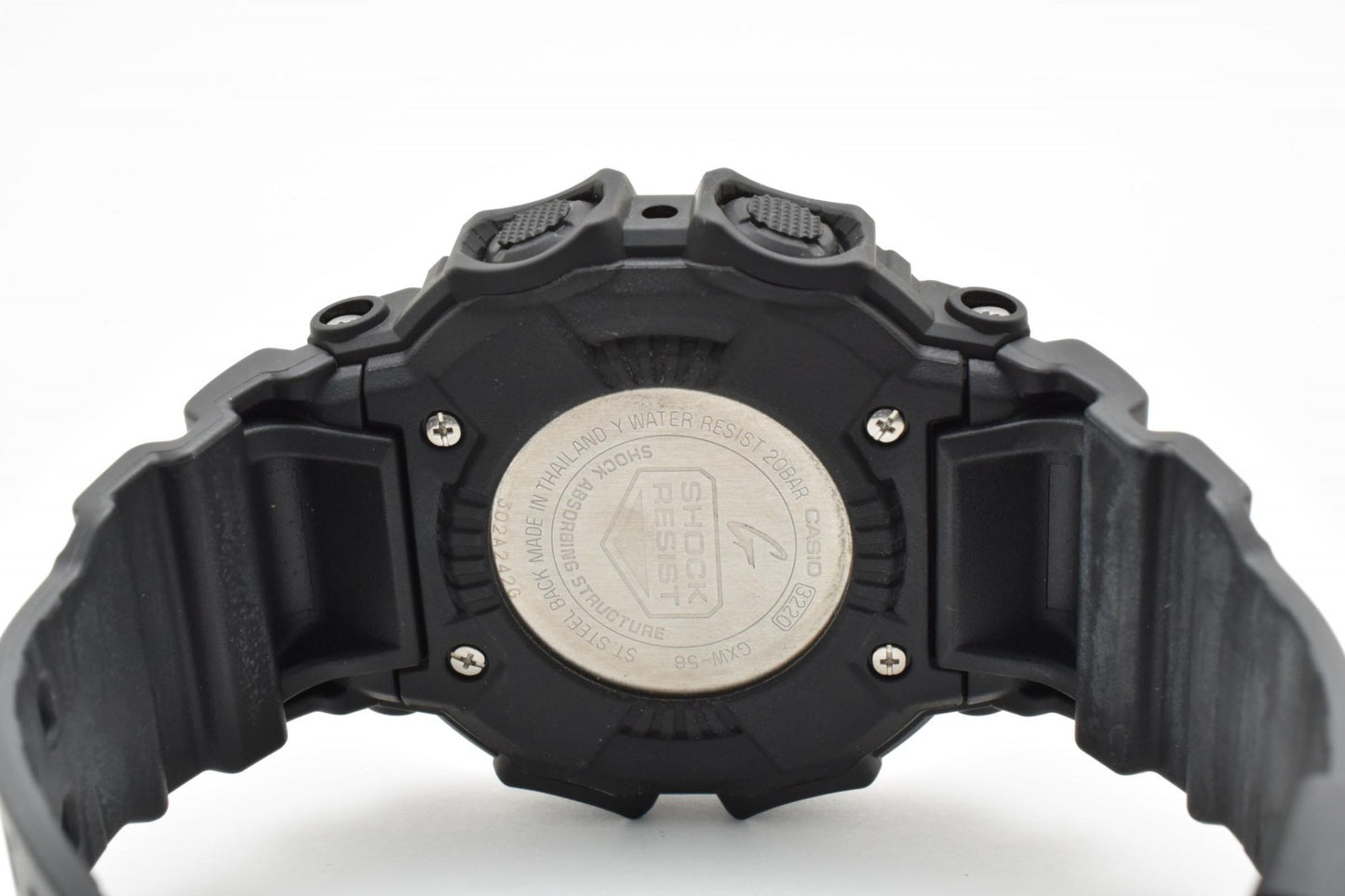 CASIO カシオ G-SHOCK GXW-56 電波ソーラー デジタル メンズ 腕時計 キングG スクエア ブラック液晶 樹脂ベルト 箱付