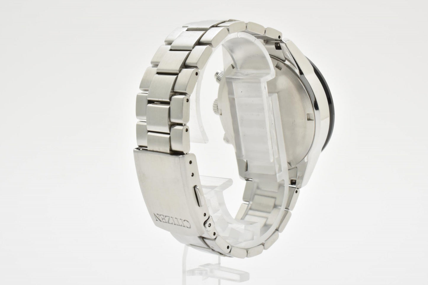 CITIZEN シチズン B620-S089298 エコドライブ クロノグラフ ソーラー メンズ 腕時計 シルバー文字盤 タキメーターベゼル ステンレス