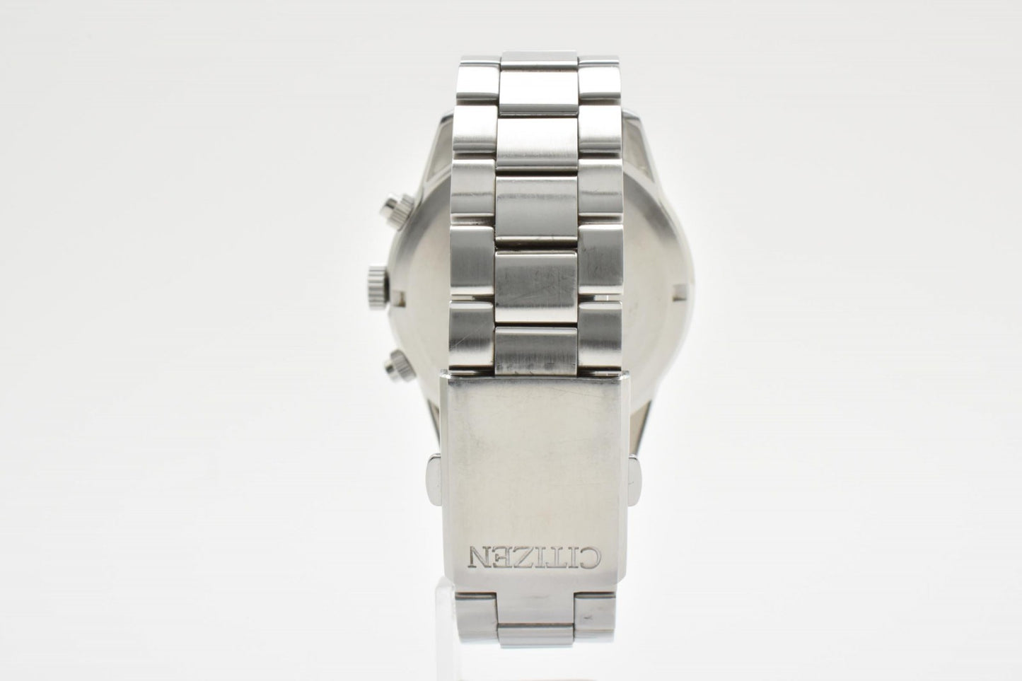 CITIZEN シチズン B620-S089298 エコドライブ クロノグラフ ソーラー メンズ 腕時計 シルバー文字盤 タキメーターベゼル ステンレス