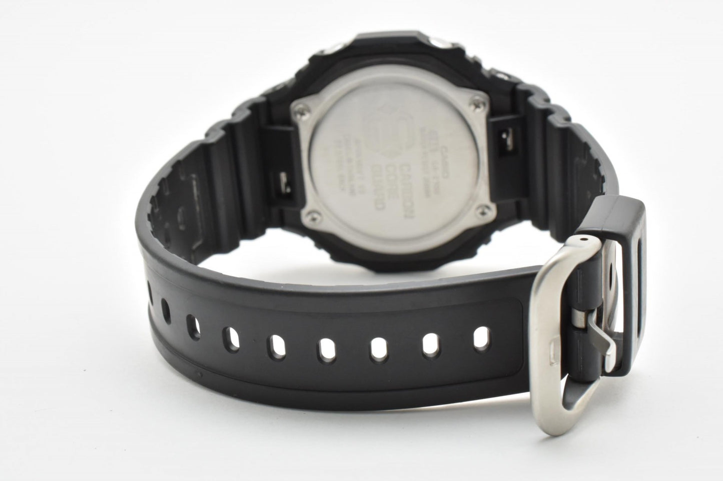 CASIO カシオ G-SHOCK GA-2100 クオーツ アナデジ メンズ 腕時計 オクタゴン ブラック文字盤 ブラック樹脂ベルト カシオーク
