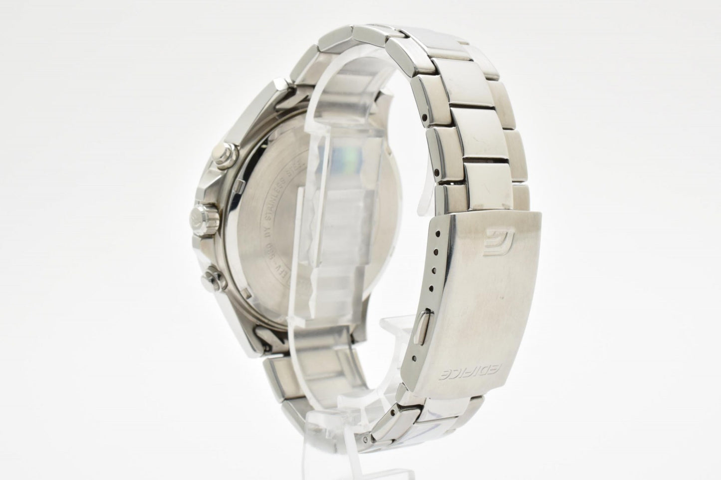 CASIO カシオ EDIFICE エディフィス EFV-530 クロノグラフ クオーツ メンズ 腕時計 ブラック文字盤 ステンレス デイト