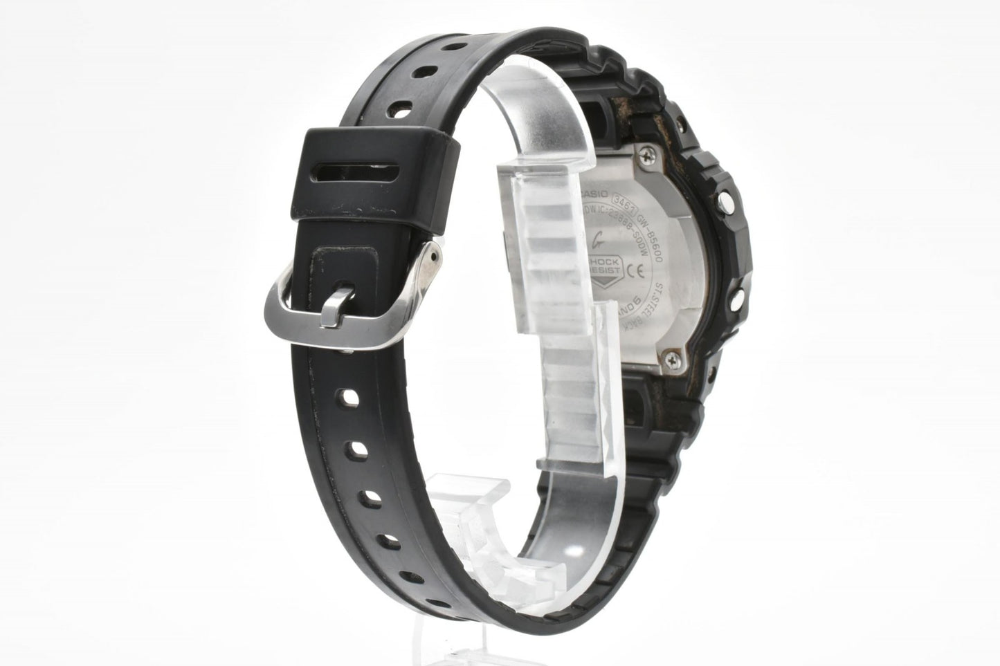 CASIO カシオ G-SHOCK GW-B5600 電波ソーラー Bluetooth デジタル メンズ 腕時計 レッド液晶 スクエア 樹脂ベルト