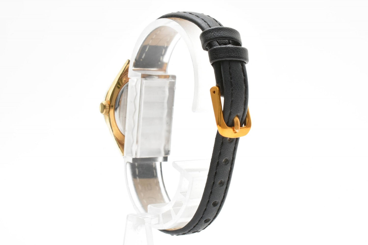 SEIKO セイコー Chorus コーラス 33003 手巻き レディース 腕時計 ゴールドカラー シルバー文字盤 レザーベルト ヴィンテージ