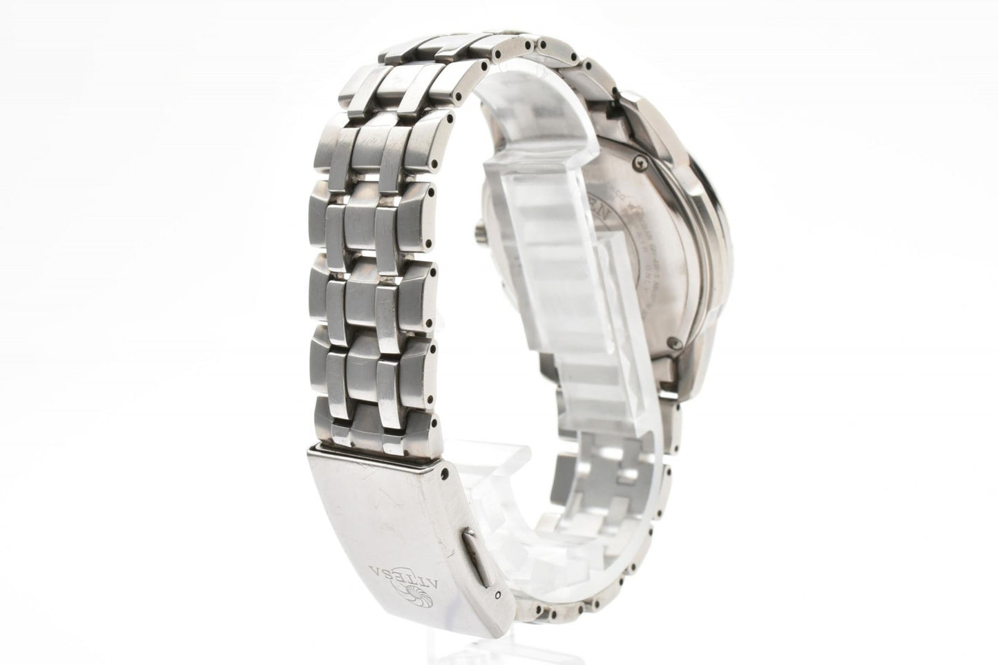 CITIZEN シチズン ATTESA アテッサ H110-T009425TA エコドライブ 電波ソーラー チタン メンズ 腕時計 ブラック文字盤 デイト