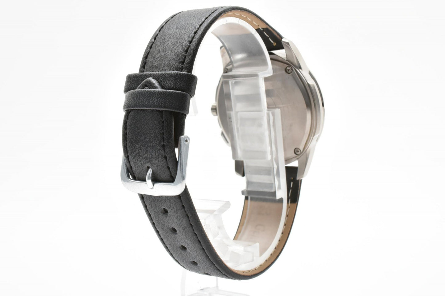 CITIZEN シチズン ATTESA アテッサ ATD53-2754 電波ソーラー エコドライブ チタン メンズ 腕時計 ブラック文字盤 レザーベルト