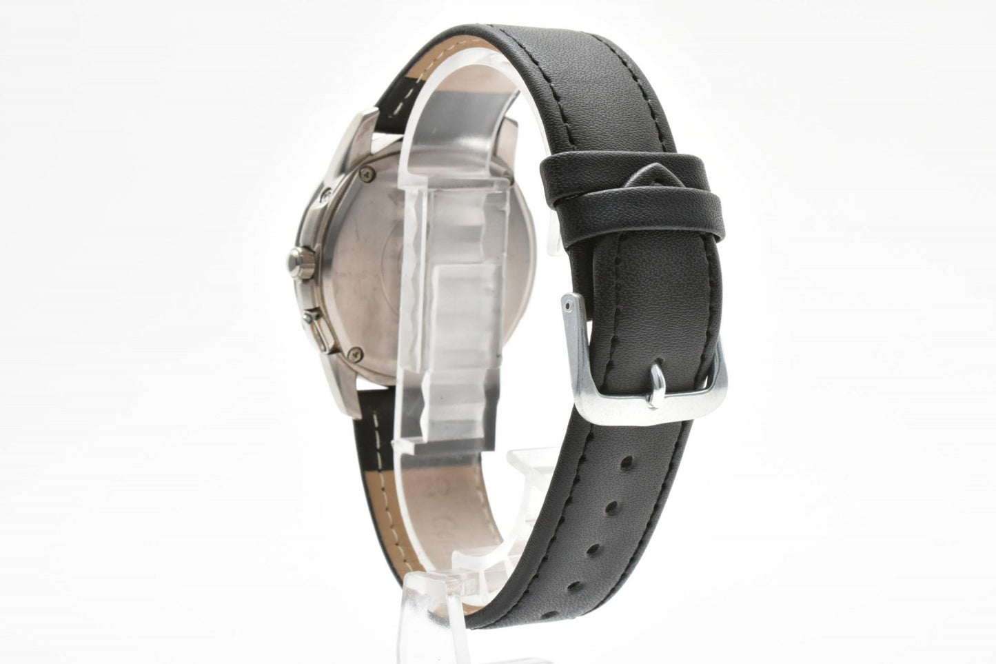 CITIZEN シチズン ATTESA アテッサ ATD53-2754 電波ソーラー エコドライブ チタン メンズ 腕時計 ブラック文字盤 レザーベルト