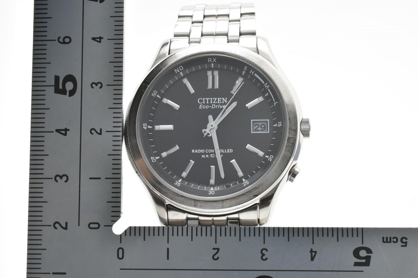 CITIZEN シチズン FRD59-2391 電波ソーラー メンズ 腕時計 ブラック文字盤 デイト ステンレスブレス ドレスウォッチ