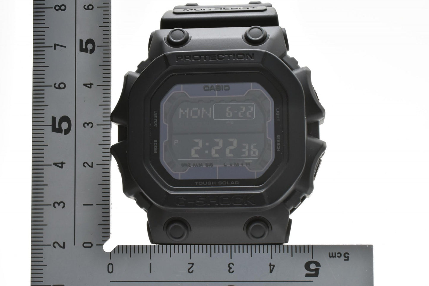 CASIO カシオ G-SHOCK GX-56BB クオーツ デジタル メンズ 腕時計 ビッグケース オールブラック 樹脂ベルト