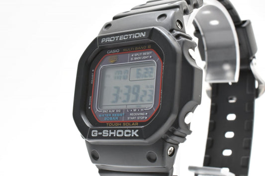 CASIO カシオ G-SHOCK GW-M5610 電波ソーラー タフソーラー デジタル メンズ 腕時計 スクエア 樹脂ベルト 箱付