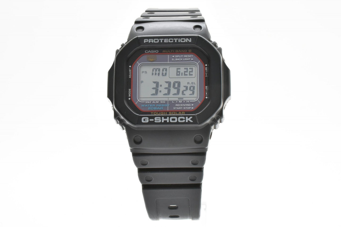 CASIO カシオ G-SHOCK GW-M5610 電波ソーラー タフソーラー デジタル メンズ 腕時計 スクエア 樹脂ベルト 箱付
