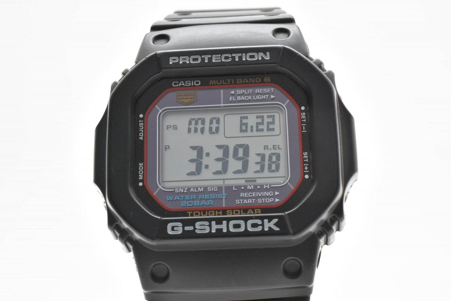 CASIO カシオ G-SHOCK GW-M5610 電波ソーラー タフソーラー デジタル メンズ 腕時計 スクエア 樹脂ベルト 箱付