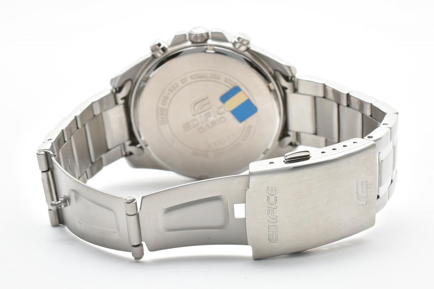 CASIO カシオ EDIFICE エディフィス EFR-552 クロノグラフ クオーツ メンズ 腕時計 ブラック文字盤 ステンレス デイト 箱付