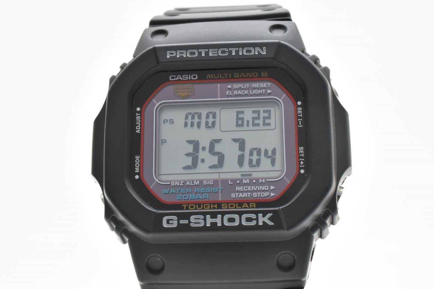 CASIO カシオ G-SHOCK GW-M5610 電波ソーラー タフソーラー デジタル メンズ 腕時計 スクエア 樹脂ベルト