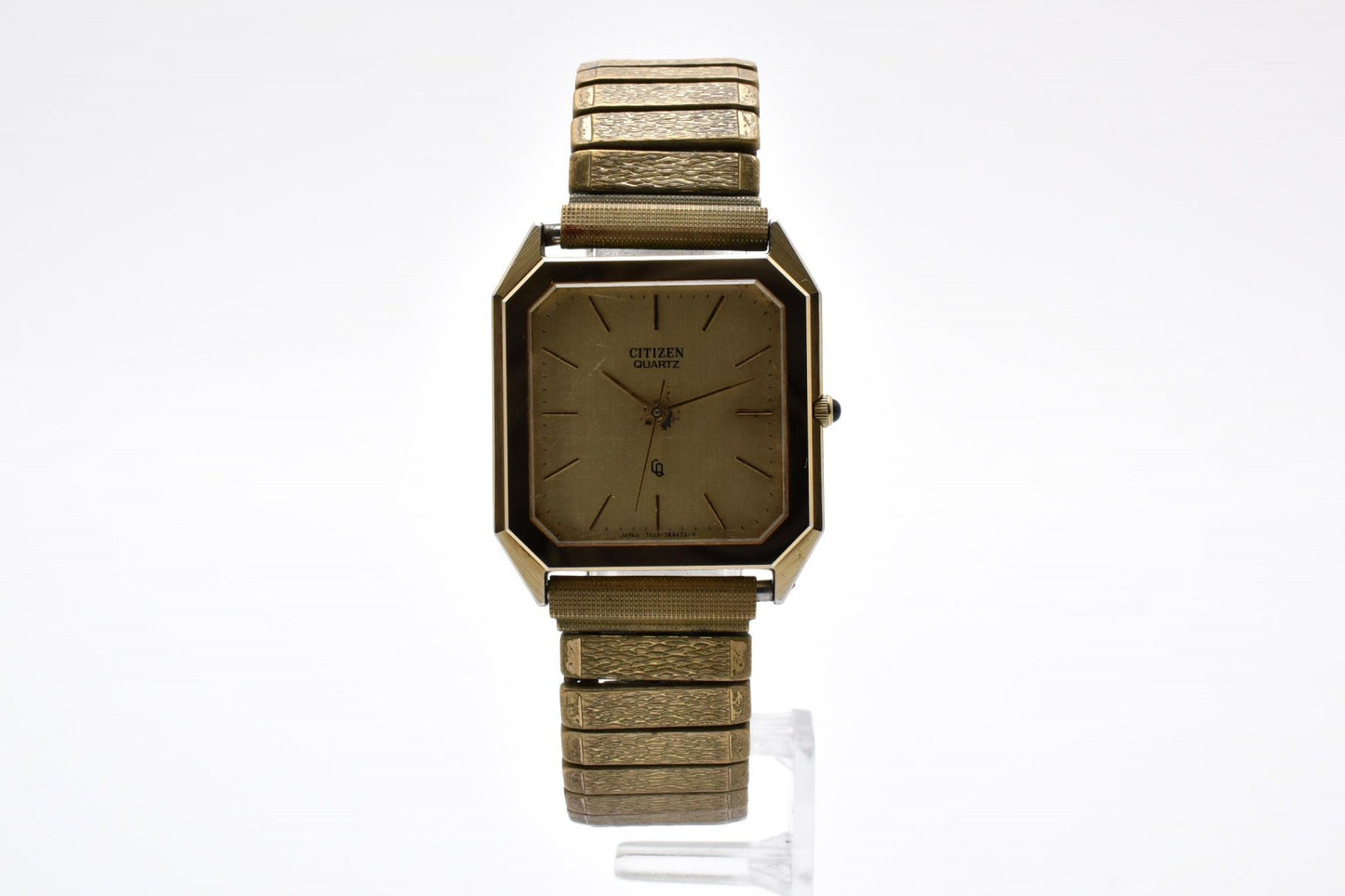 Citizen シチズン 7933-799747 クオーツ メンズ 腕時計 ゴールド文字盤 GPケース GPブレス ドレスウォッチ ヴィンテージ