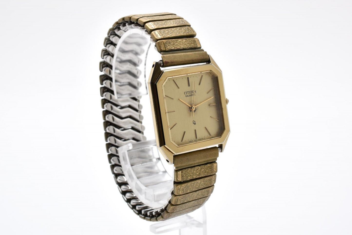 Citizen シチズン 7933-799747 クオーツ メンズ 腕時計 ゴールド文字盤 GPケース GPブレス ドレスウォッチ ヴィンテージ