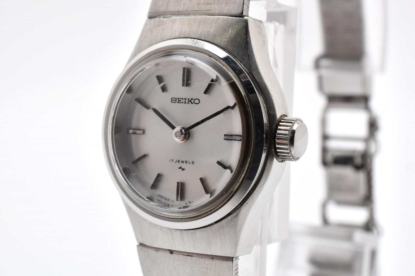 SEIKO セイコー 11-0910 レディース 手巻き 腕時計 シルバー文字盤 ステンレス ドレスウォッチ ヴィンテージ