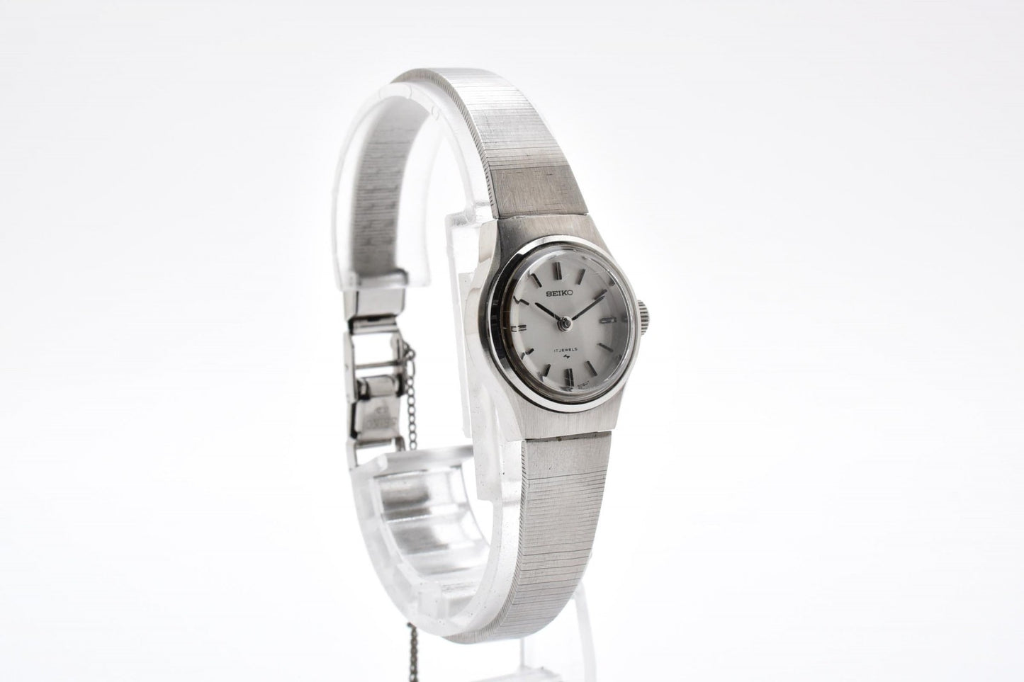 SEIKO セイコー 11-0910 レディース 手巻き 腕時計 シルバー文字盤 ステンレス ドレスウォッチ ヴィンテージ