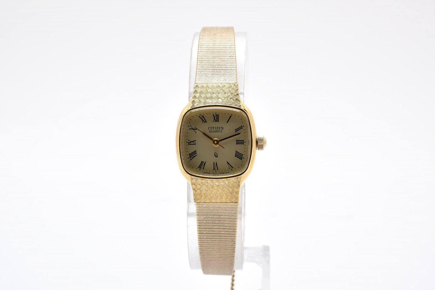 Citizen シチズン 4-752775 レディース クオーツ 腕時計 ゴールド文字盤 メッシュブレス ドレスウォッチ ヴィンテージ