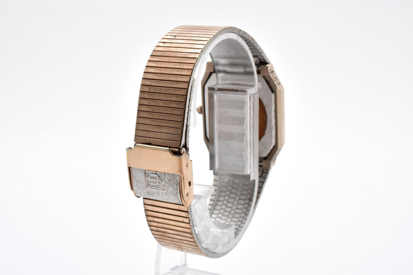 Citizen シチズン Exceed エクシード 4-798066 クオーツ メンズ 腕時計 ブラック文字盤 ステンレス ドレスウォッチ ヴィンテージ