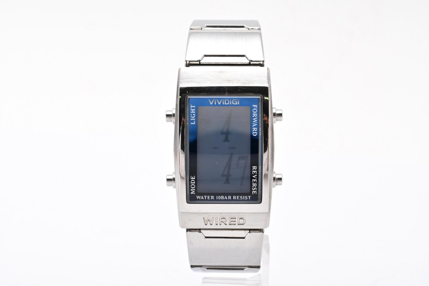 SEIKO セイコー WIRED ワイアード VIVIDGi W510-4A00 デジタル クオーツ メンズ 腕時計 ブルーデジタル ステンレス