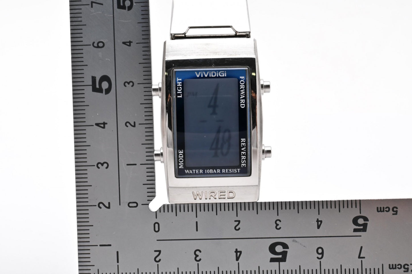 SEIKO セイコー WIRED ワイアード VIVIDGi W510-4A00 デジタル クオーツ メンズ 腕時計 ブルーデジタル ステンレス