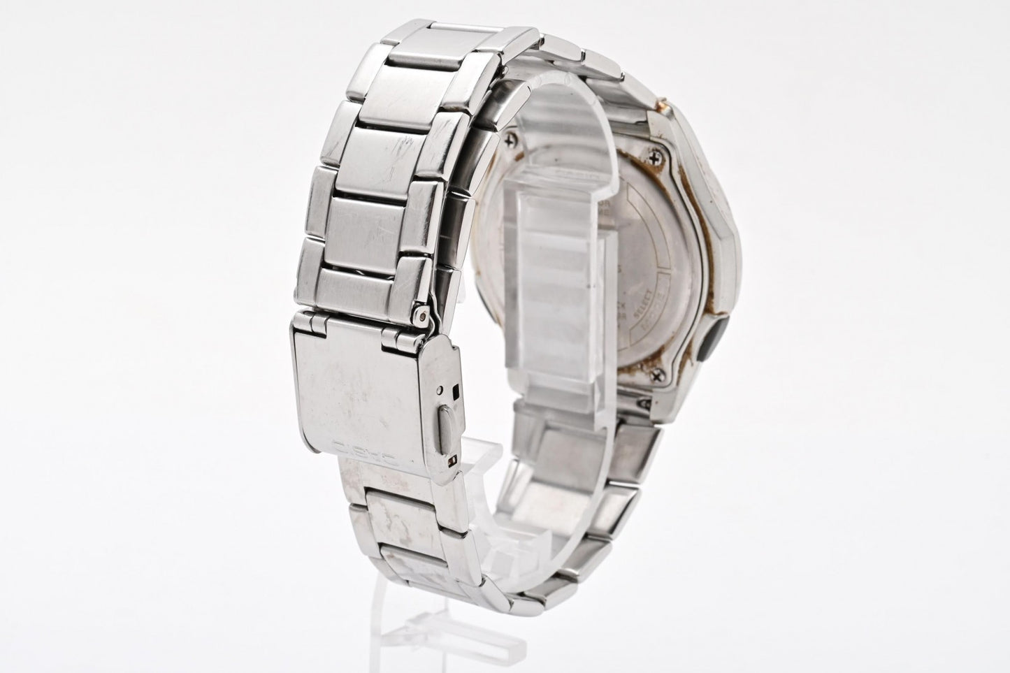 CASIO カシオ Wave Ceptor ウェーブセプター WVA-M630 電波ソーラー メンズ 腕時計 ホワイト文字盤 アナデジ ステンレス